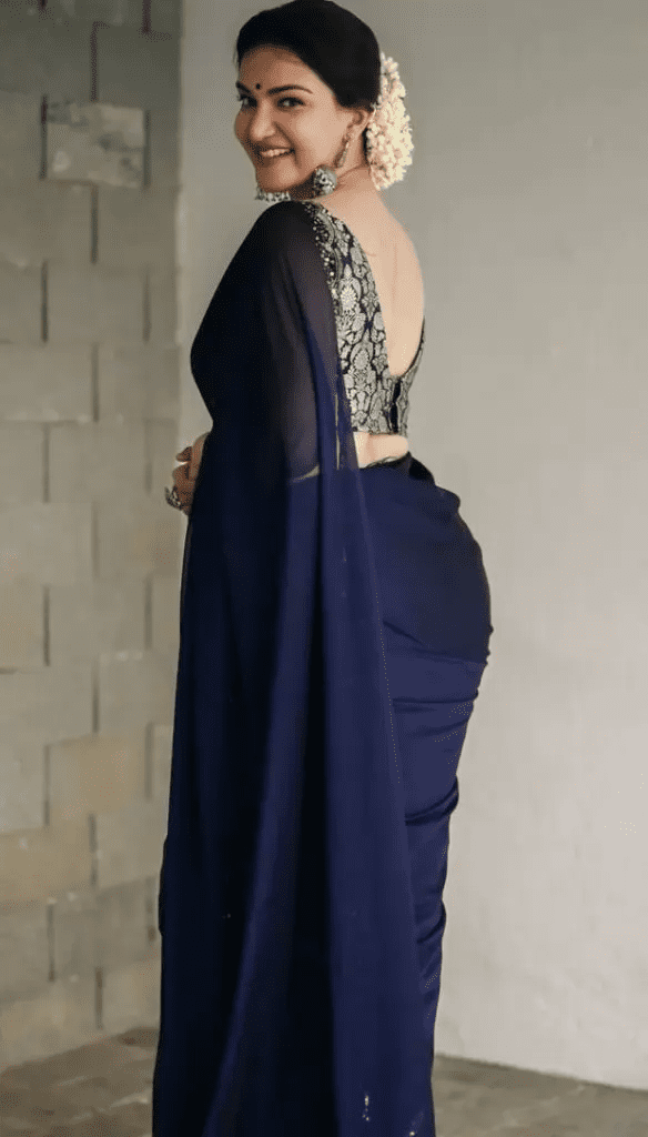 Actress Honey Rose Glam Saree Hoot Images