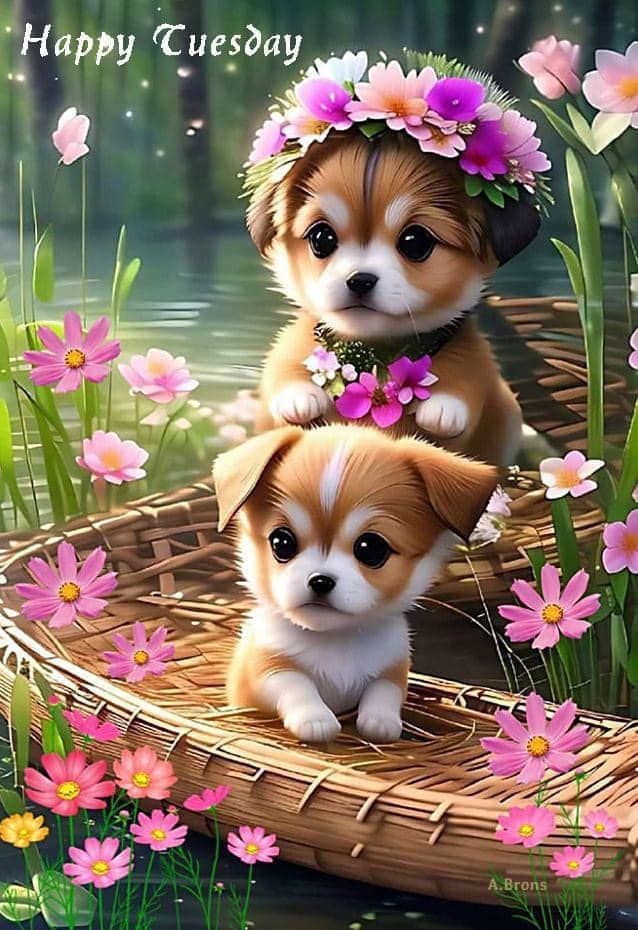 Adorable Puppies - Happy Tuesday