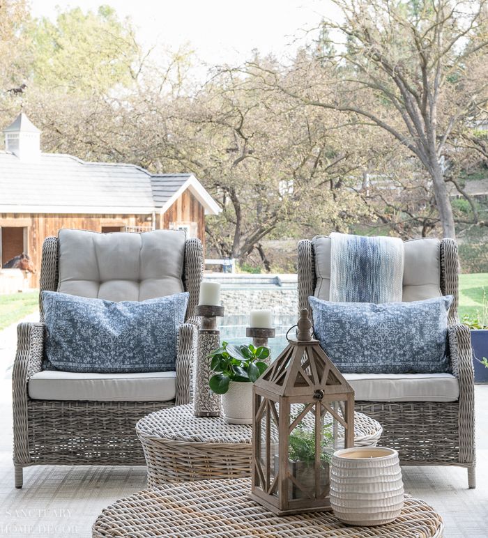 Affordable Spring Patio Refresh With Tuesday Morning - Sanctuary Home Decor