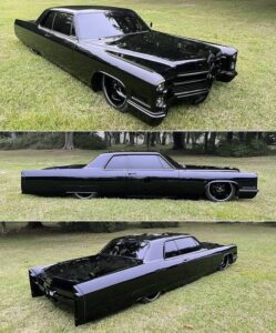 All Black 1966 Cadillac Coupe DeVille “Ursala” Images