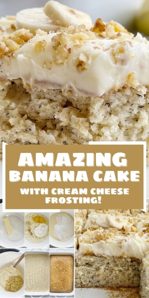 Amazing Banana Bread Cake With Cream Cheese Frosting Images