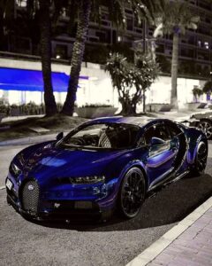 Amazing Colour Bugatti Blue Bullet HD Wallpaper