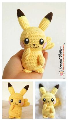 Amigurumi Pikachu Free Crochet Pattern , Always Free Amigurumi HD Wallpaper