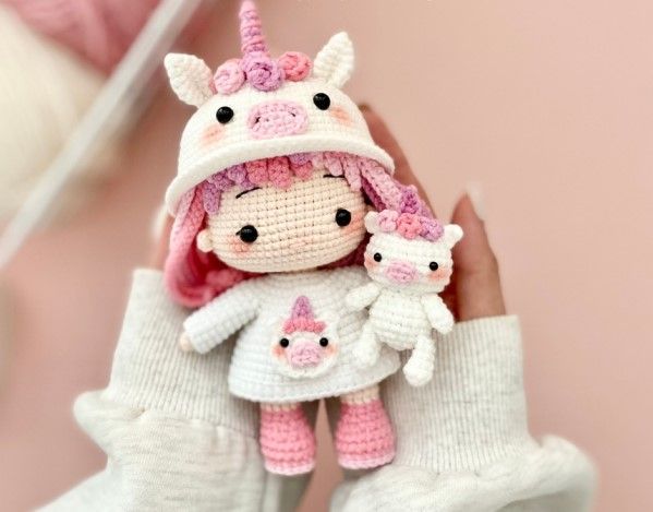 Amigurumi Unicorn Girl Free Crochet Pattern Amigurumi Sdbes Images