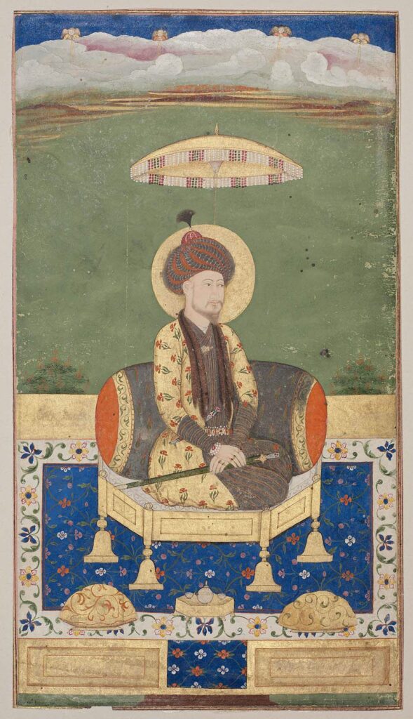 Ancestral Portrait Of An Emperor, Possibly Babur Shah