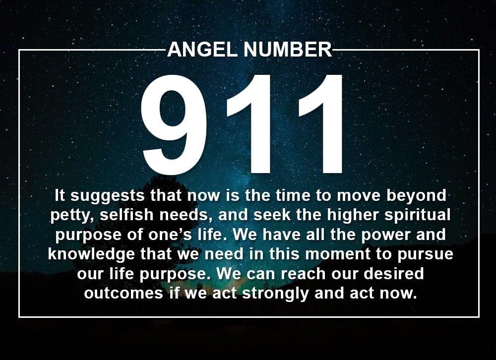 Angel Number 911 Meaning And Symbolism Images