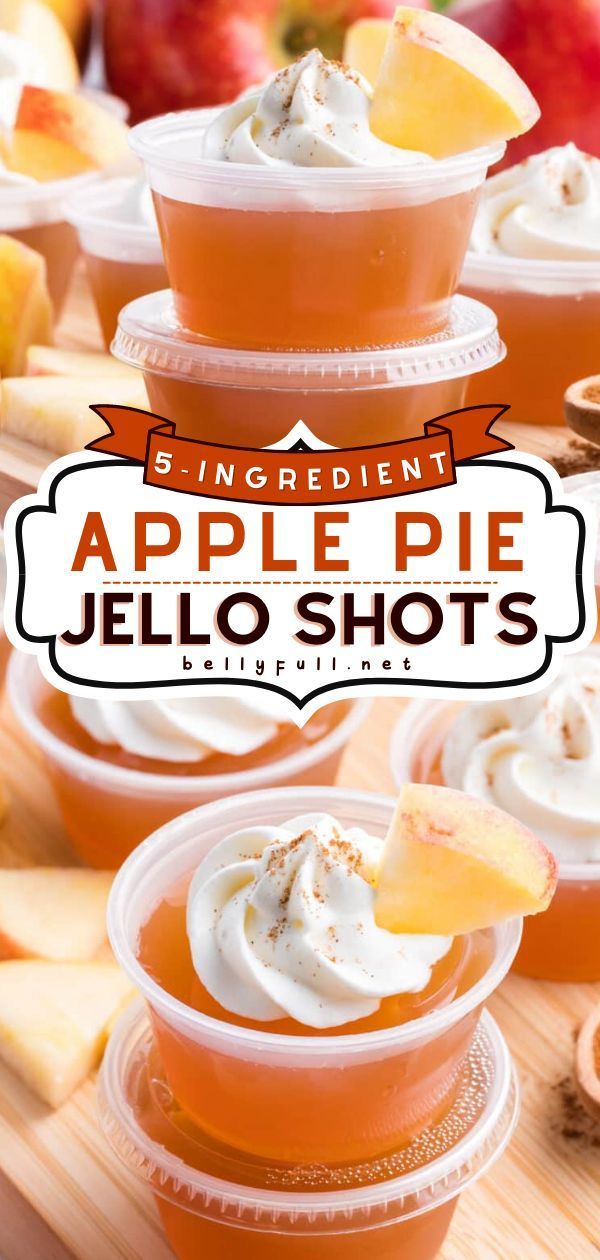 Apple Pie Jello Shots