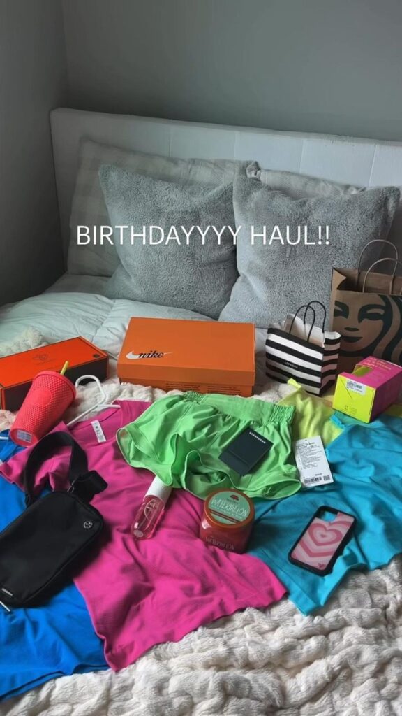 Birthdayyyy Haul!! | Birthday Haul, Cute Birthday Ideas, Preppy Gifts