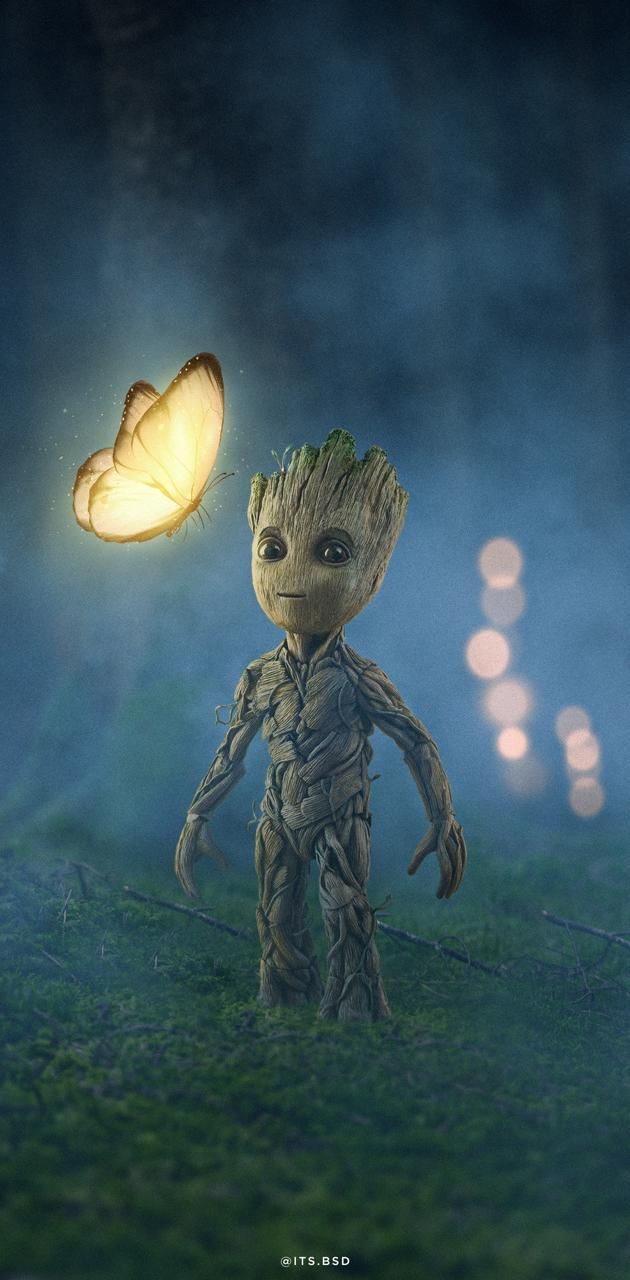 Baby groot wallpaper by itsbsd - Download on ZEDGE™ | fc2e