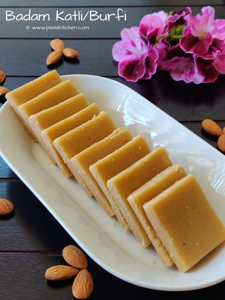 Badam Katli Recipe | Almond Katli Recipe | Badam/Almond Burfi With Almond Flour