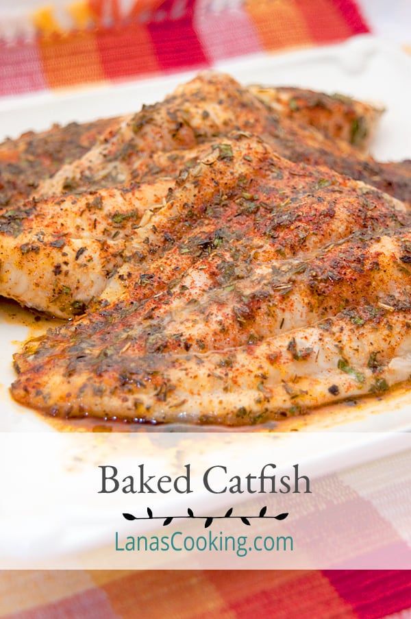 Baked Catfish With Herbs