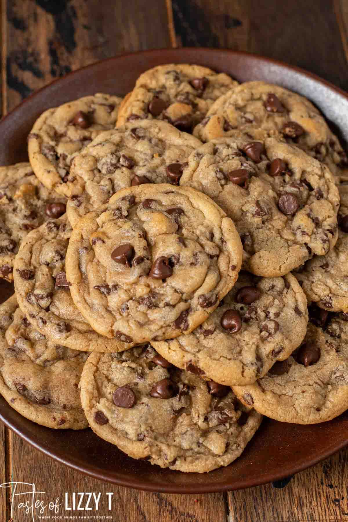 Bakery Style Chocolate Chip Cookies | Tastes of Lizzy T
