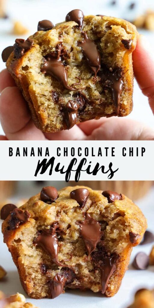 Banana Chocolate Chip Muffins Images