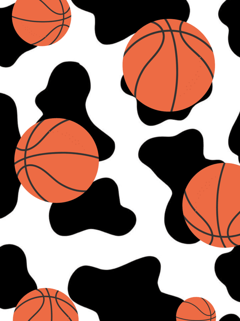 Basketball Cowprint