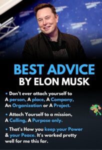 Best Advice by Elon Musk HD Wallpaper