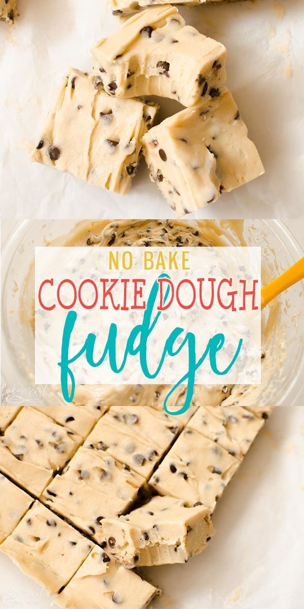 Best Cookie Dough Fudge Recipe - Cooking With Karli