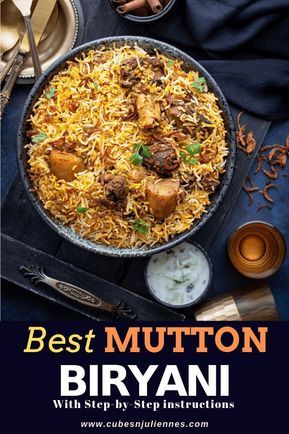 Best Mutton Biryani Recipe Step by Step - Cubes N Juliennes