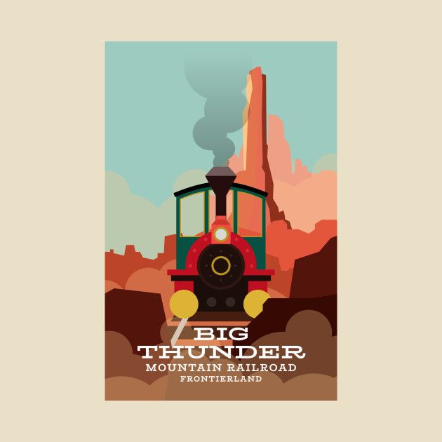 Big Thunder Mountain Railroad by parkhopperapparel