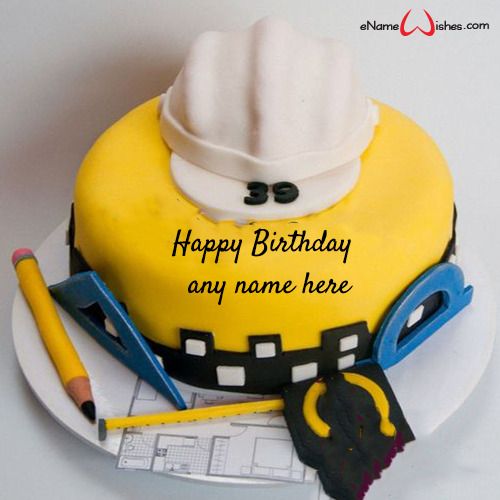 Birthday Cake With Name Edit For Engineer Images