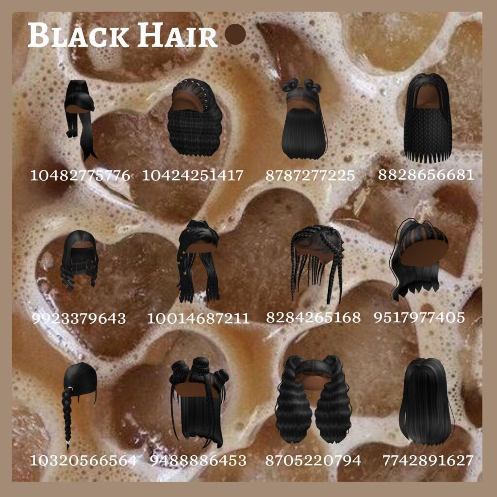 Black Hair Bloxburg Codes Images