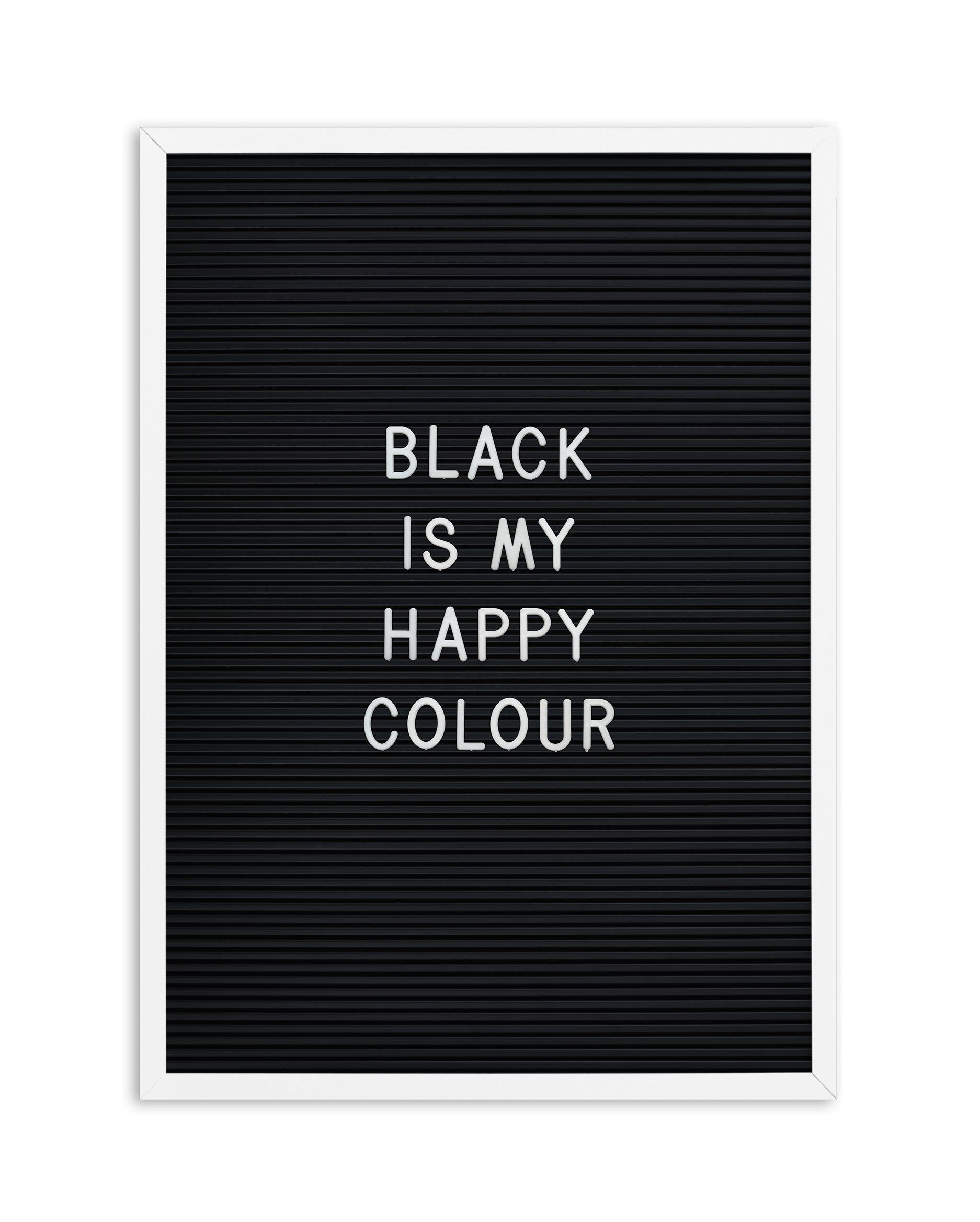 Black Is My Happy Colour , 50×70 cm | 19,6