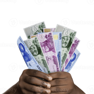 Black hands holding new 3D rendered Nigerian naira notes. closeup of Hands holdi HD Wallpaper
