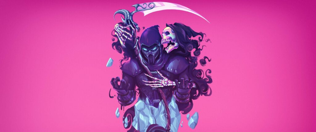 Black Knight And Skeleton Demon [3440 X 1440]