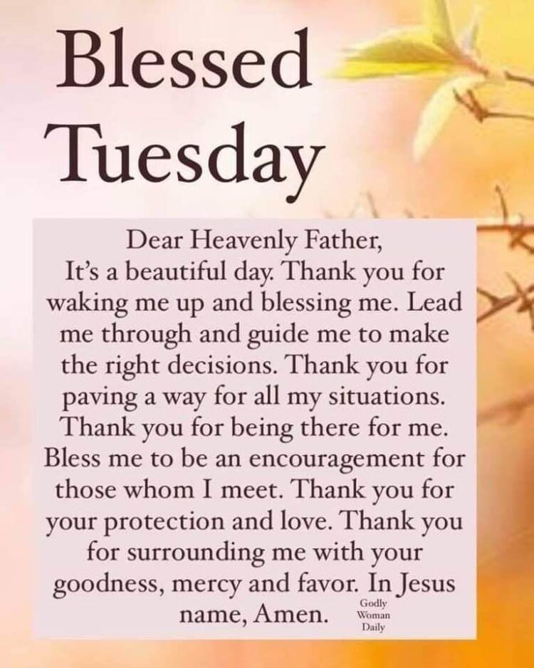Blessed Tuesday Inspiration