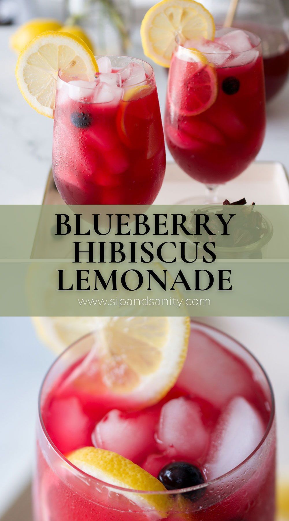 Blueberry Hibiscus Lemonade HD Wallpaper