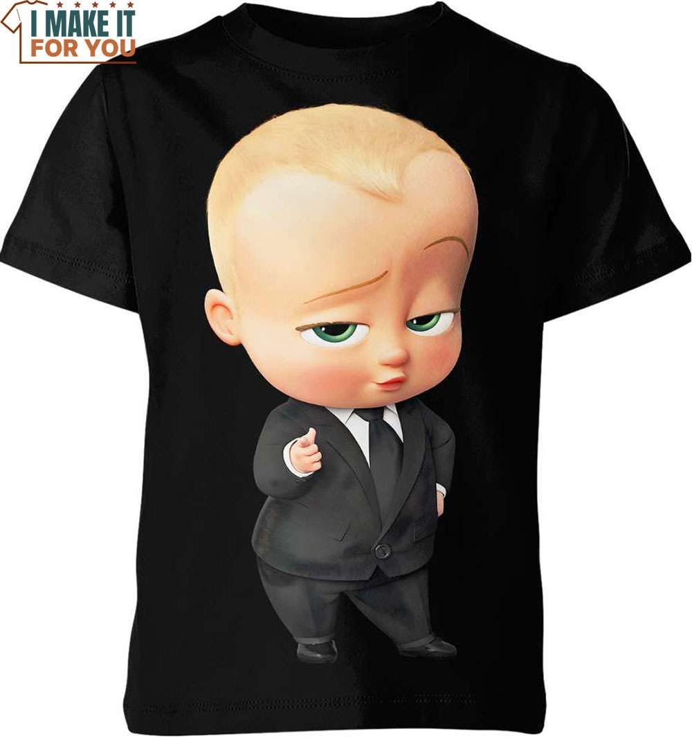 Boss Baby Cute Shirt, Best Cartoon Lovers Gift for Kids