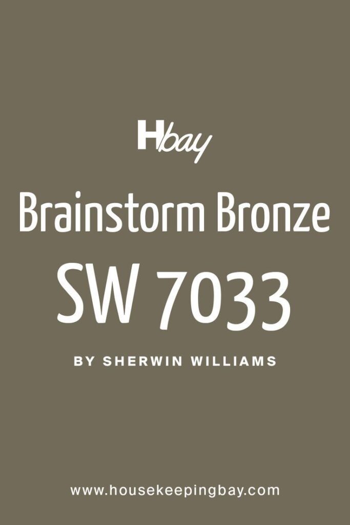 Brainstorm Bronze Sw-7033 By Sherwin Williams