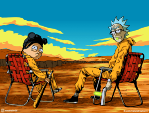 Breaking Morty or Ricky Bad or just Rick , Morty x Breaking Bad HD Wallpaper