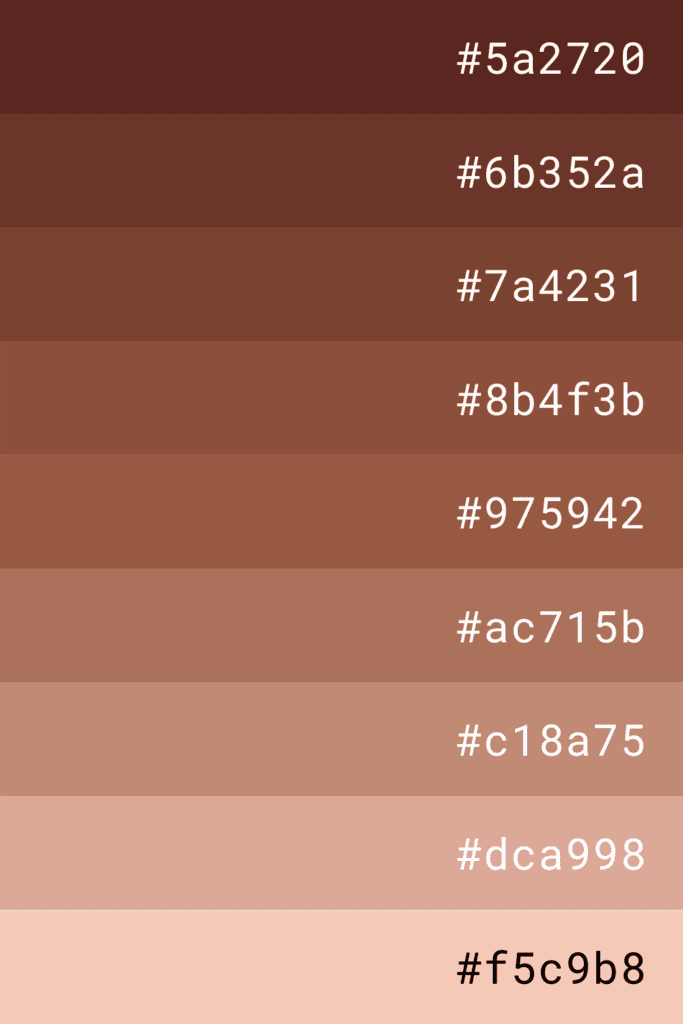 Brown Color Palette Images