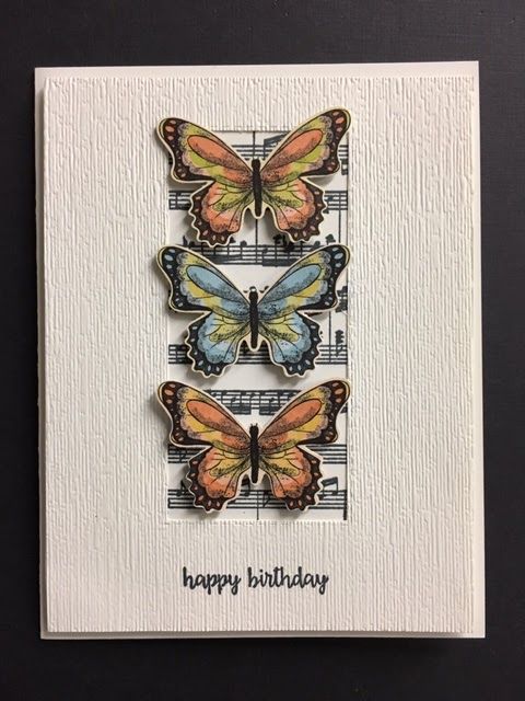 Butterfly Gala, Happy Birthday Gorgeous, Birthday Card, 2019 Stampin' Up! Sale-a