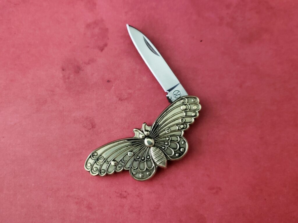 Butterfly Shaped Pocket Knife - Small Novelty Knife