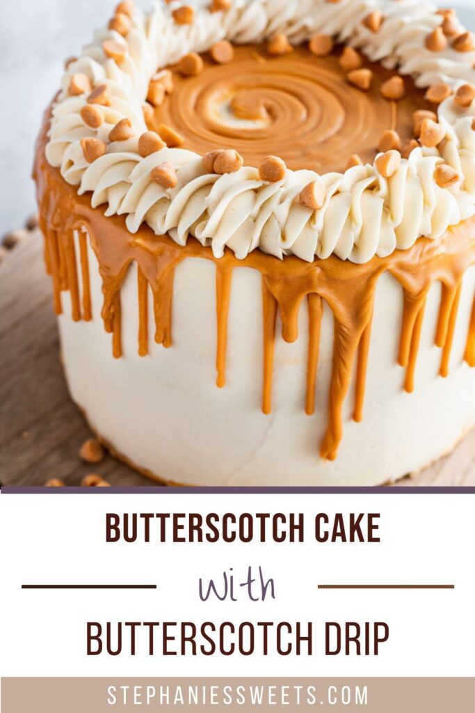 Butterscotch Cake With Pretzel Brownies Stephanies Sweet Treats Images