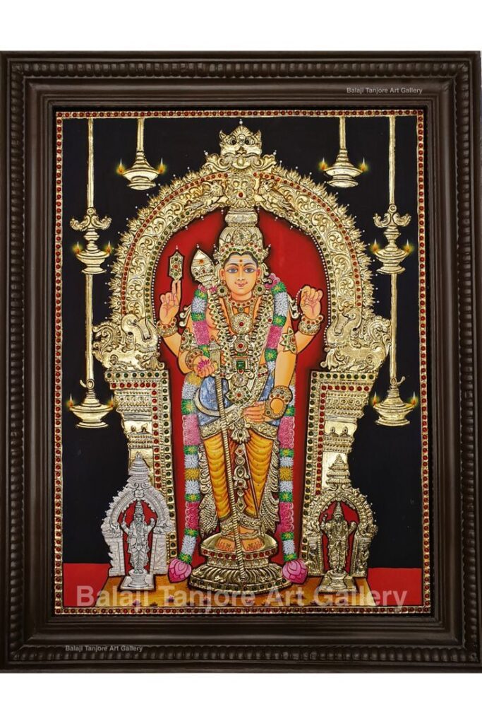 Buy Thiruchendur Murugan Tanjore Painting