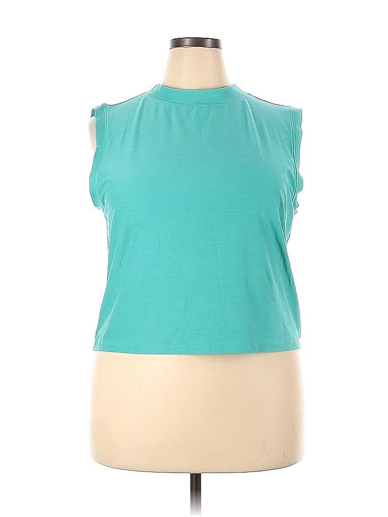Calia By Carrie Underwood Sleeveless Tshirt Blue Tops Size