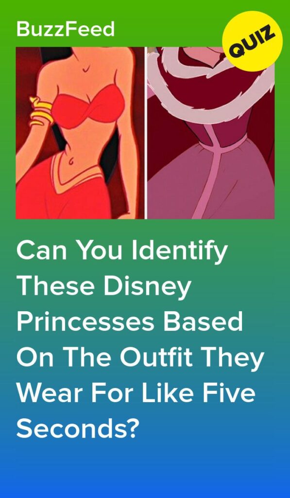 Can You Identify Each Disney Princess Based On Her Unpopular