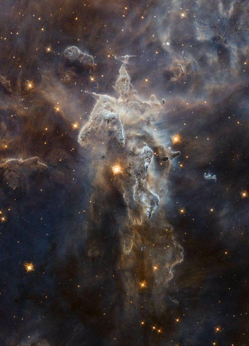 Carina Nebula By Hubble Images