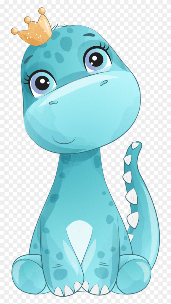 Cartoon Cute Little Dinosaur On Transparent Background Png Images
