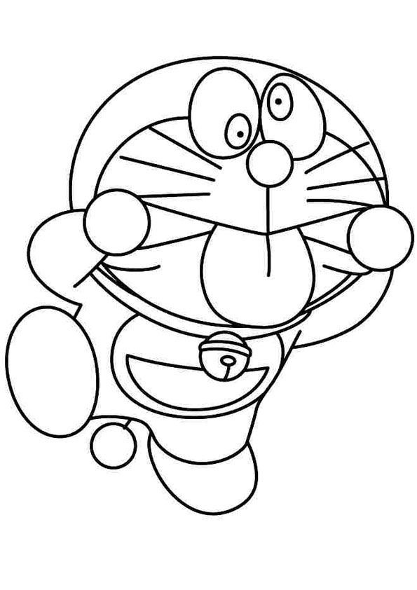 Cartoon Doraemon Coloring Page Images
