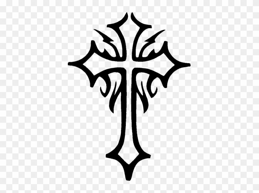 Celtic Cross Png Clipart - Simple Tribal Cross Tattoo Designs - Free Transparent