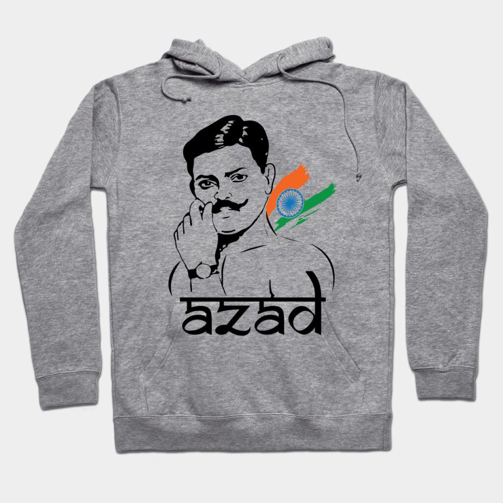 Chandra Shekhar Azad Indian Freedom Fighter Hoodie Images