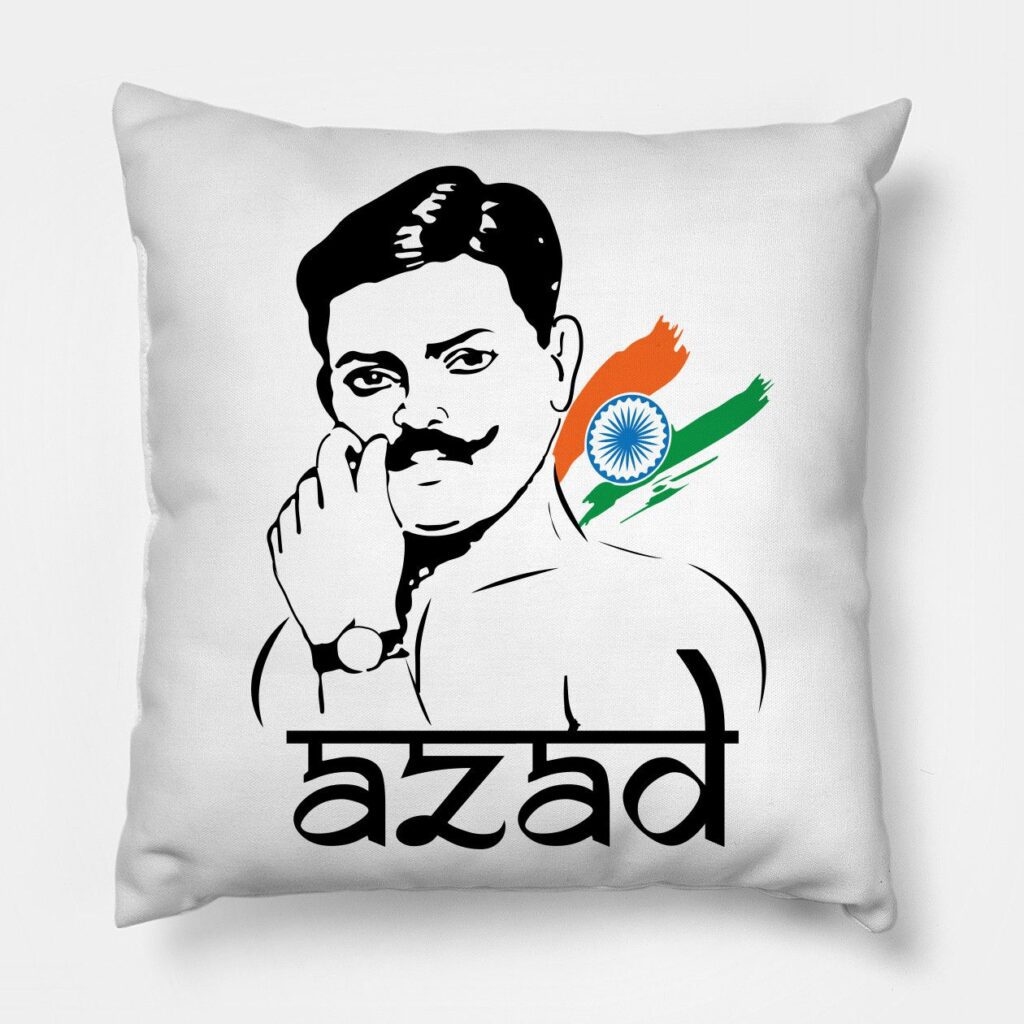 Chandra Shekhar Azad Indian Freedom Fighter Pillow Images
