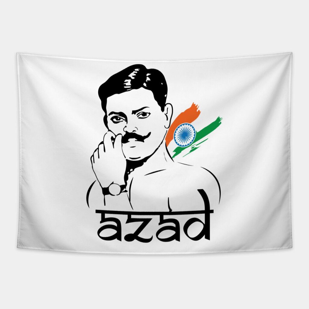 Chandra Shekhar Azad Indian Freedom Fighter Tapestry Images