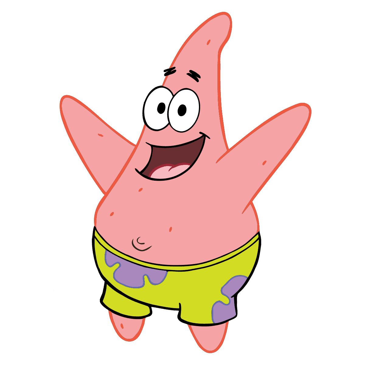 Check out this transparent SpongeBob Happy Patrick Star PNG Images