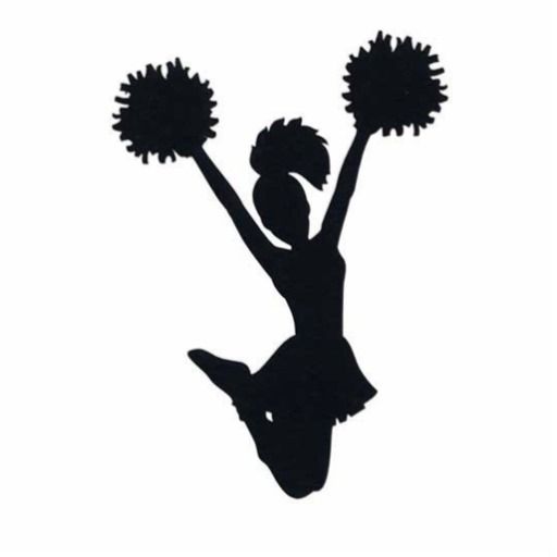 Cheerleader Silhouette Statuette Zazzle Images