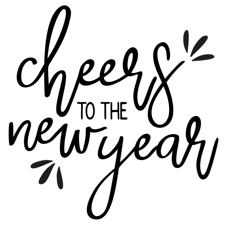 Cheers to the New Year SVG Images