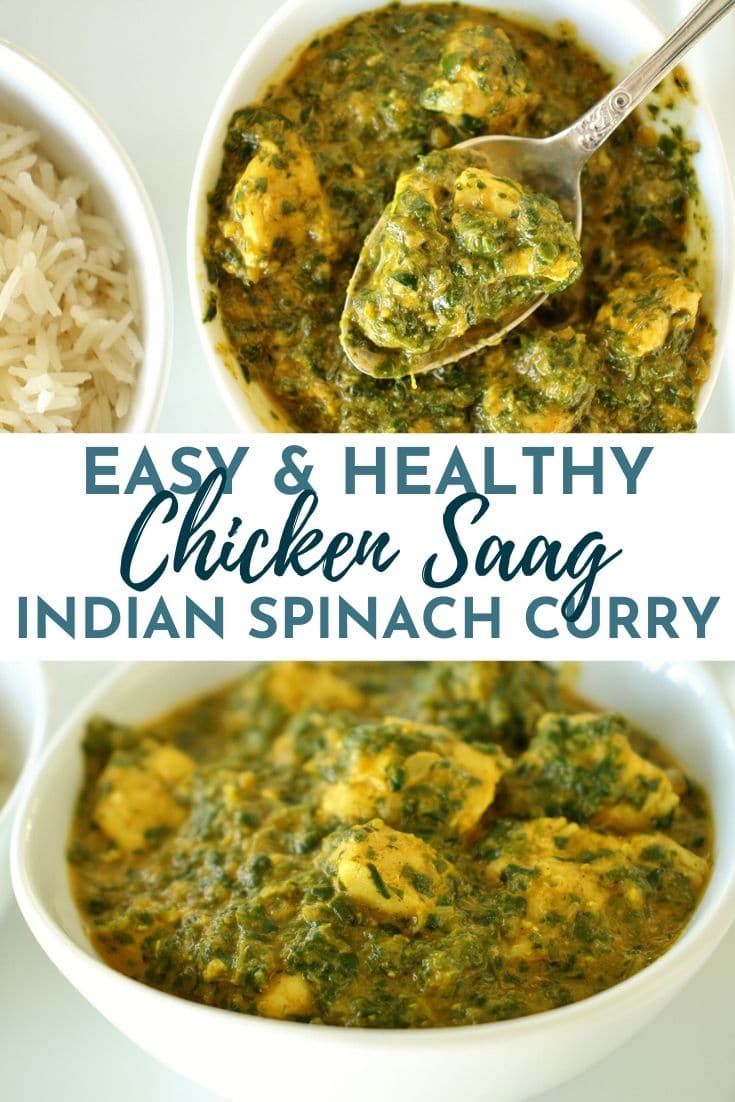 Chicken Saag (Indian Chicken And Spinach Curry)